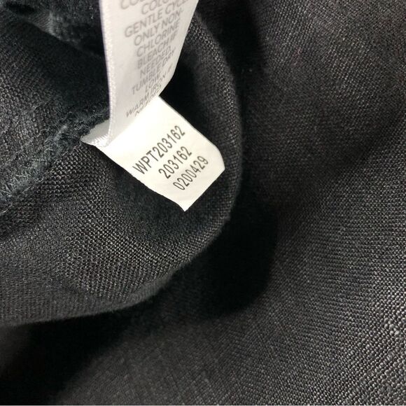 J. Jill Black Ankle Cropped Pants with Wide-Leg Design - Picture 5 of 9